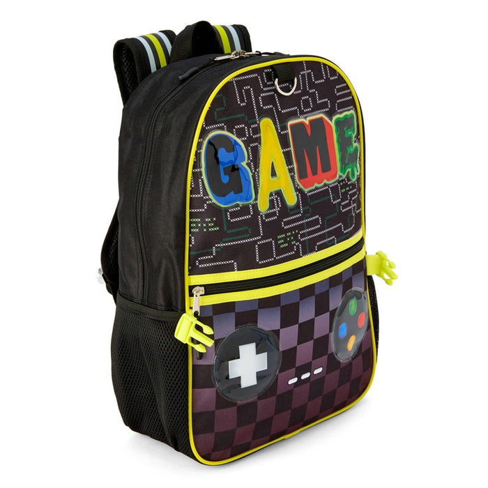Locker Club Kids' 17" Backpack with Headphone Set - Gamer