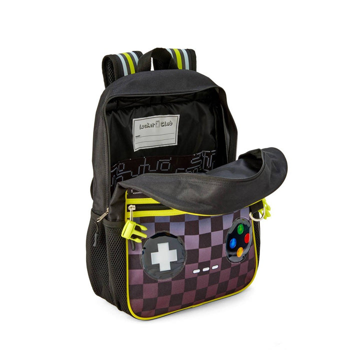 Locker Club Kids' 17" Backpack with Headphone Set - Gamer