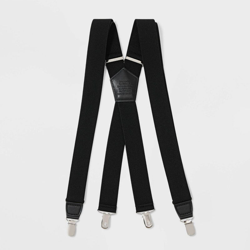 Men's Stretch Suspender - Goodfellow & Co Black One Size