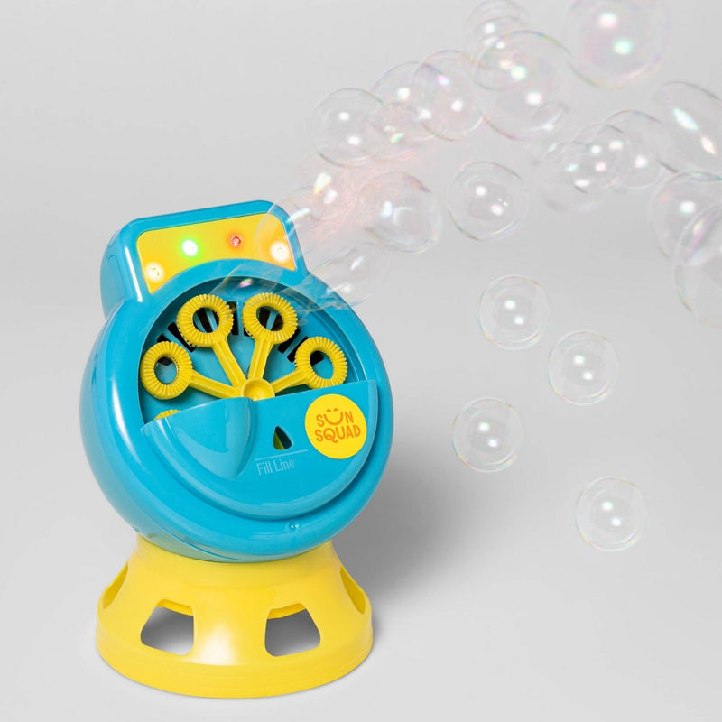 Light-Up Bubble Maker Blue/Yellow - Sun Squad