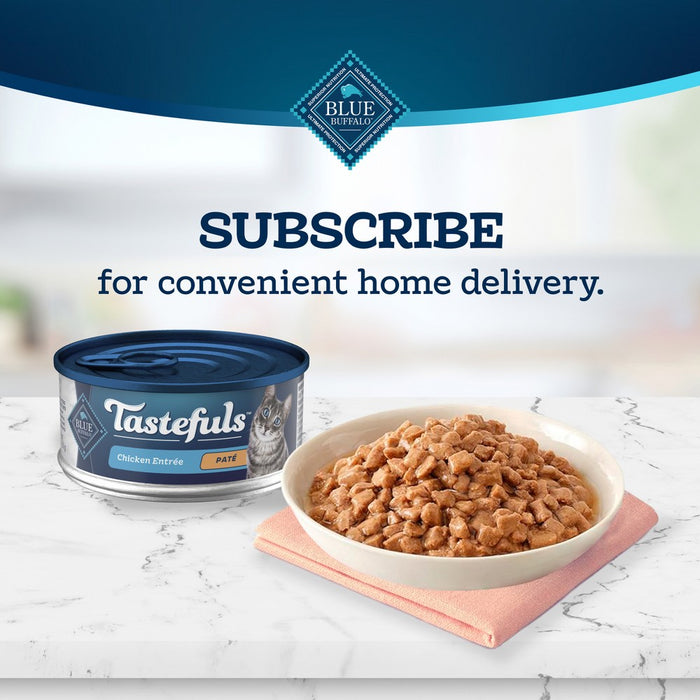 Blue Buffalo Tastefuls Natural Tender Morsels Wet Cat Food with Chicken Entree - 3oz