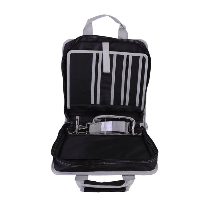 2" Ring Zipper Binder with Strap Black - up&up
