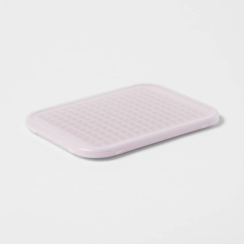 Silicone Crushed Ice Tray with Lid Pink - Room Essentials