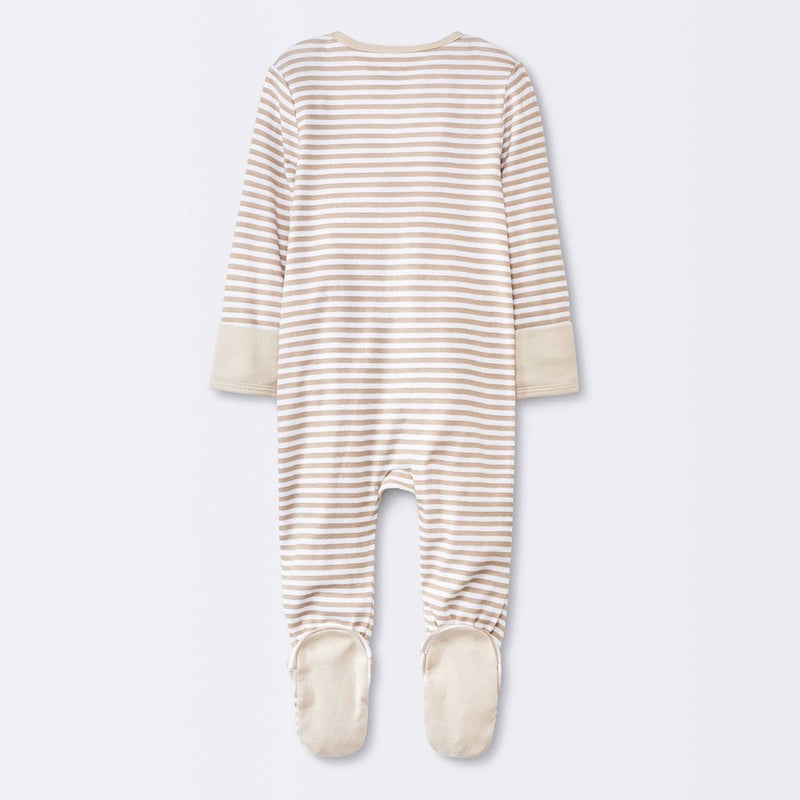Baby 3pk Pretzels Cotton Sleep N' Play - Cloud Island Khaki 3-6M