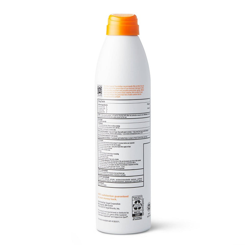 Continuous Sunscreen Mist Spray - SPF 50 - 9.1oz - up&up