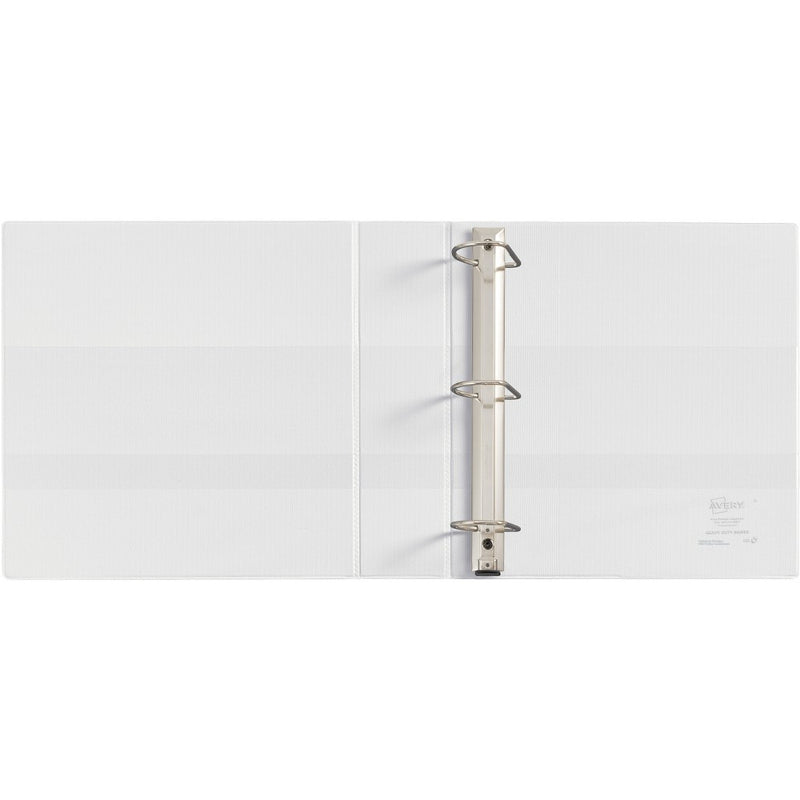Avery 2" One Touch Slant Rings 500 Sheet Capacity Heavy-Duty NonStick View Binder - White