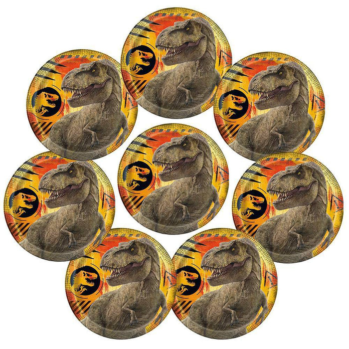 Jurassic World 3 8ct 7" Paper Plates