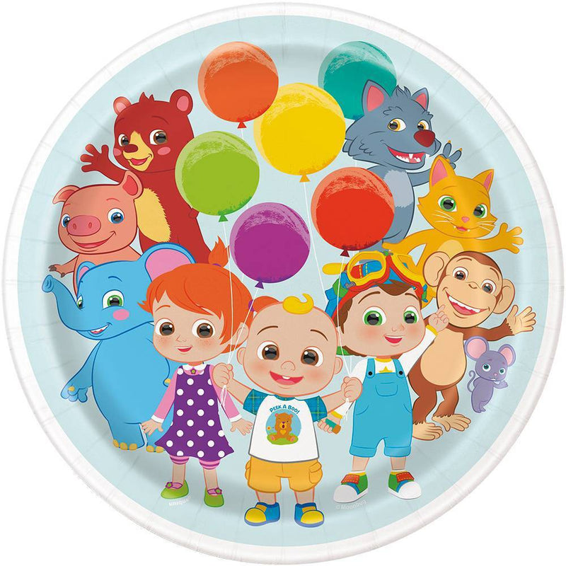 Cocomelon 8ct 9" Paper Plates