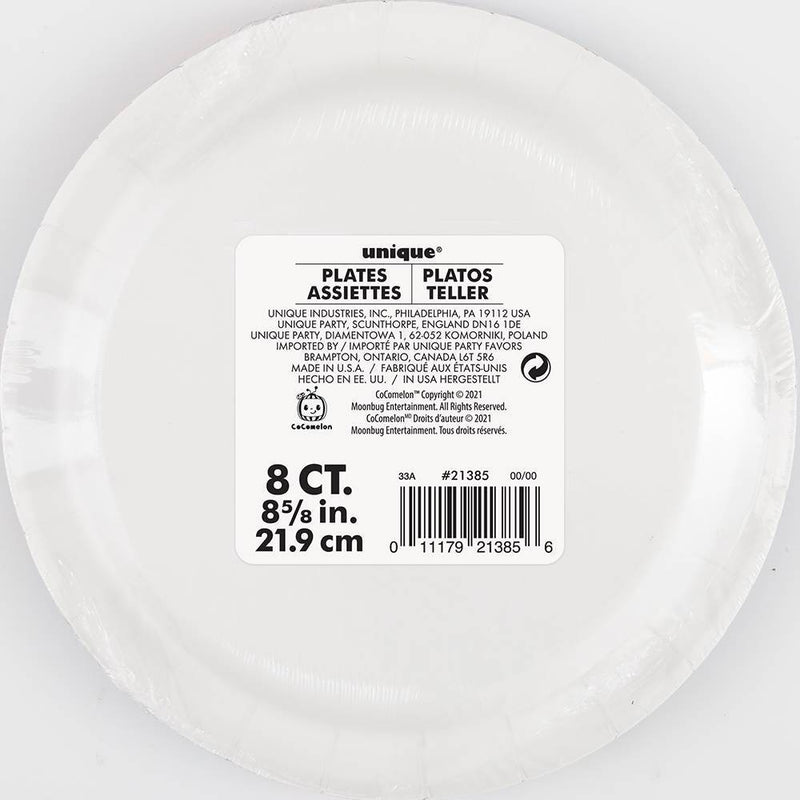 Cocomelon 8ct 9" Paper Plates