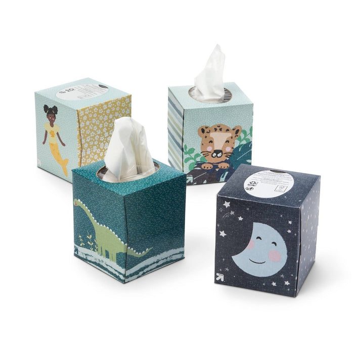 Everyday Facial Tissue - Kids Designs - 4pk/70ct - up&up