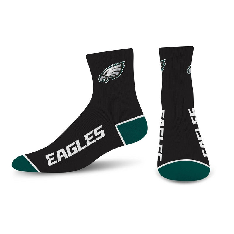 NFL Philadelphia Eagles Around the Bend Quarter Socks