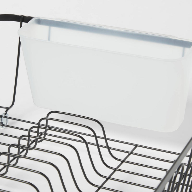 Large Steel Dish Drainer Black - Brightroom