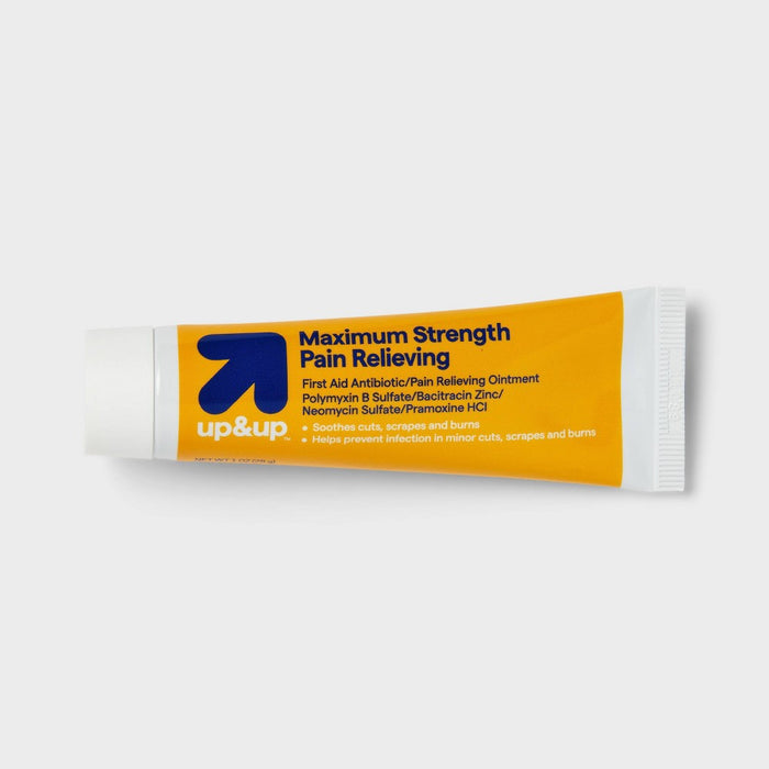 Antibiotic Maximum Strength Pain Relieving First Aid Ointment - 1oz - up&up