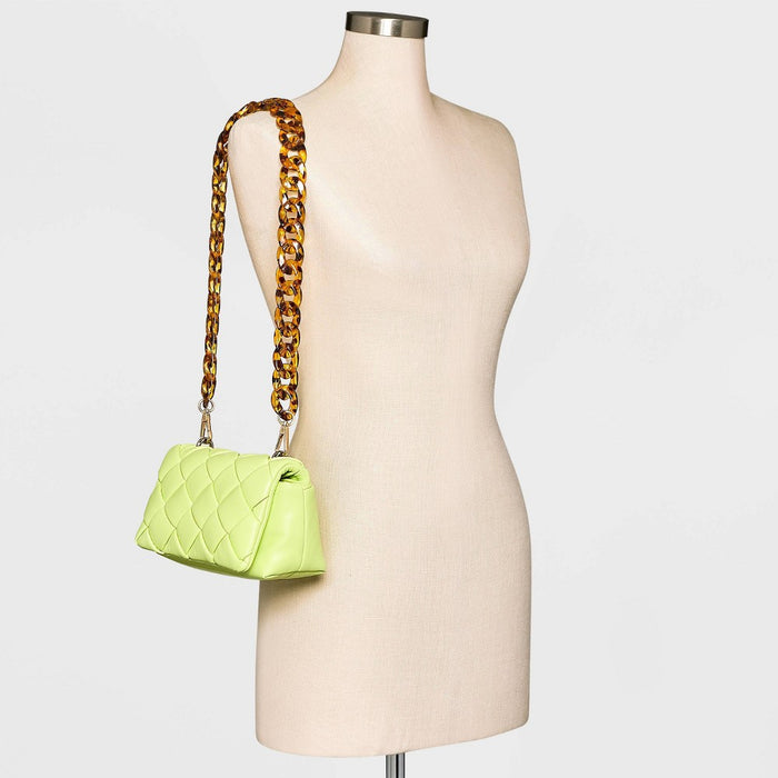 Chain Link Shoulder Handbag Strap - A New Day Brown