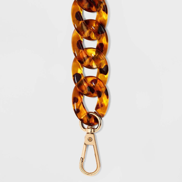 Chain Link Shoulder Handbag Strap - A New Day Brown