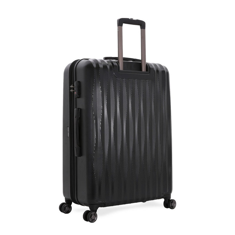 SWISSGEAR Energie Hardside Large Checked Spinner Suitcase - Black (LOCAL PICKUP ONLY)