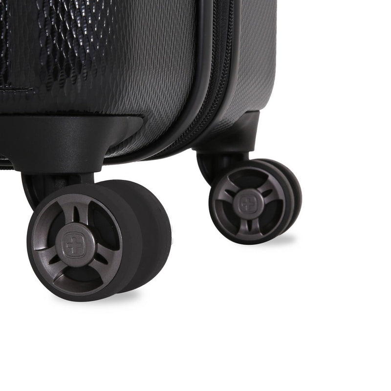 SWISSGEAR Energie Hardside Large Checked Spinner Suitcase - Black (LOCAL PICKUP ONLY)