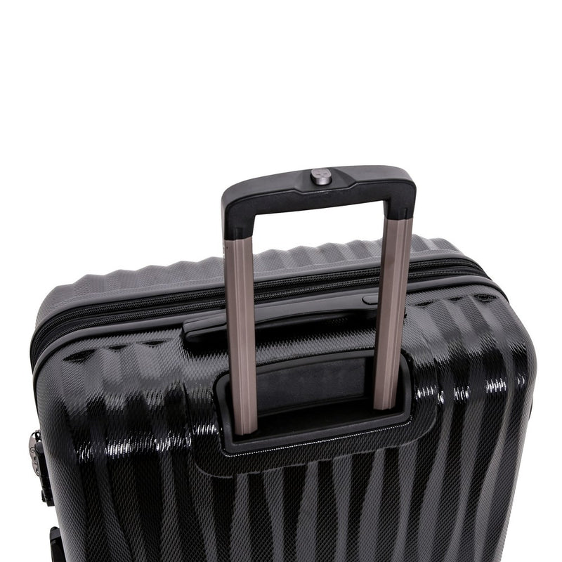 SWISSGEAR Energie Hardside Large Checked Spinner Suitcase - Black (LOCAL PICKUP ONLY)