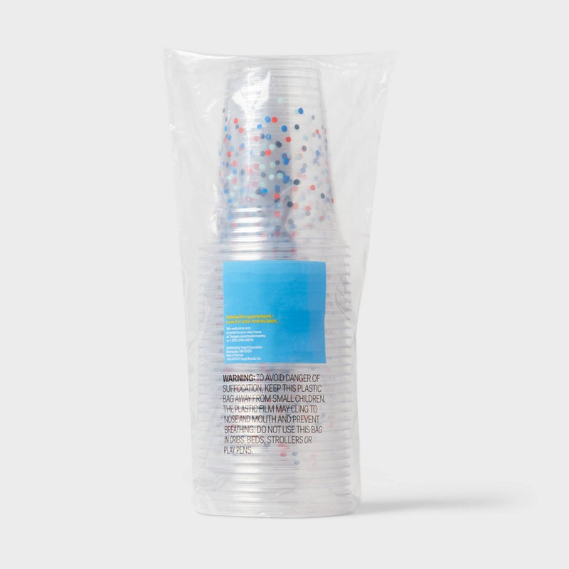 Disposable Plastic Cups - Dots - 18oz/30ct - up&up