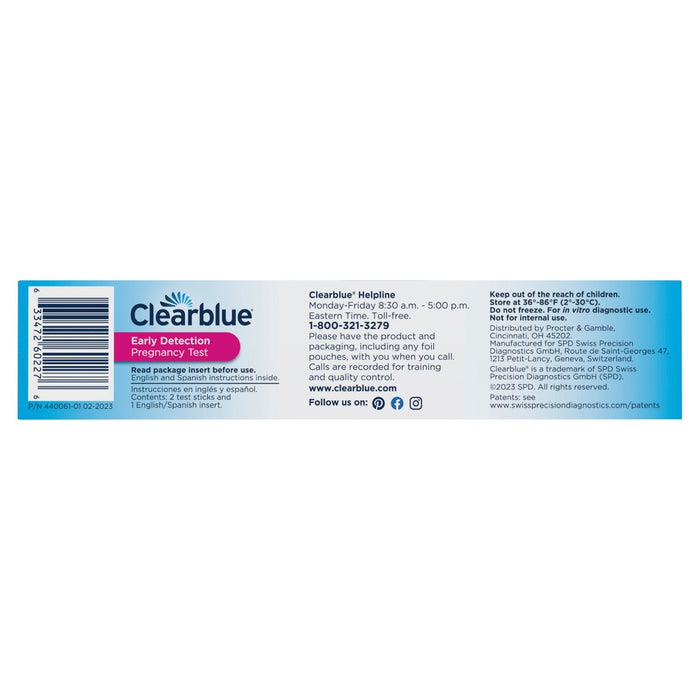 Clearblue Early Detection Pregnancy Tests - 2ct