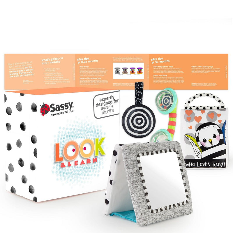 Sassy Toys Look & Learn Gift Set - 4pc