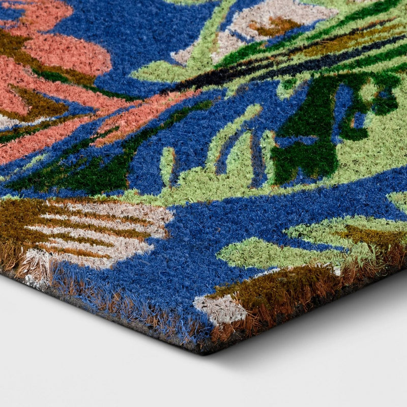 1'6"x2'6" Cavendish Canary Rectangular Outdoor Door Mat Multicolor - Threshold (LOCAL PICKUP ONLY)