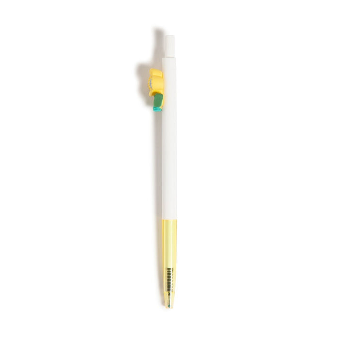 U Brands Retractable Gel Pen Flower Black Ink