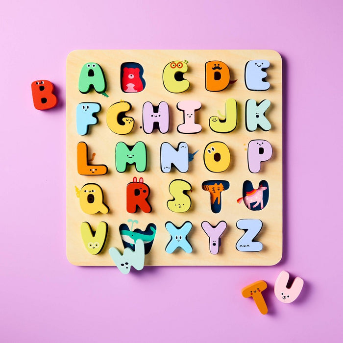 Wooden ABC Puzzle - 27pc - Gigglescape
