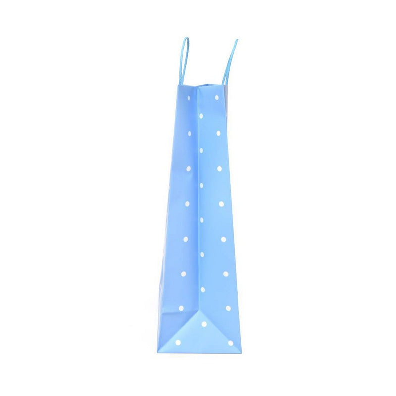 Jumbo Bag White Dots on Blue - Spritz
