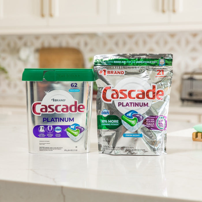 Cascade Fresh Platinum Action Pacs - 27ct