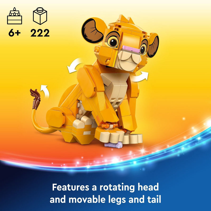 LEGO Disney Simba the Lion King Cub Disney Toy 43243