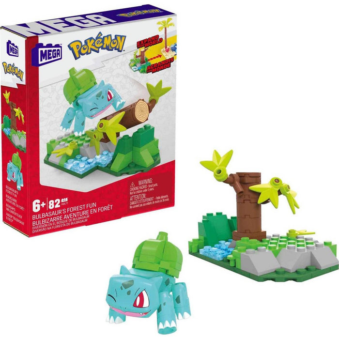 MEGA Pokemon Bulbasaur's Forest Fun Building Set - 80pcs