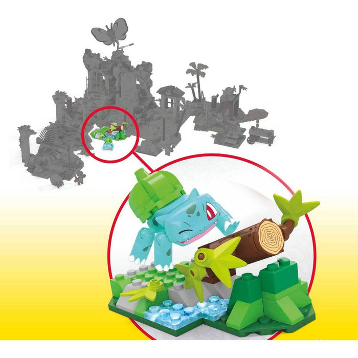 MEGA Pokemon Bulbasaur's Forest Fun Building Set - 80pcs