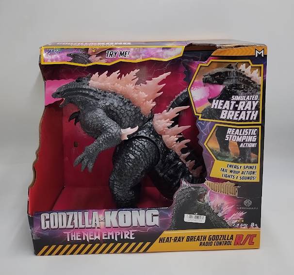 Jada Godzilla x Kong: The New Empire Heat-Ray Breath Godzilla RC SEE DETAILS