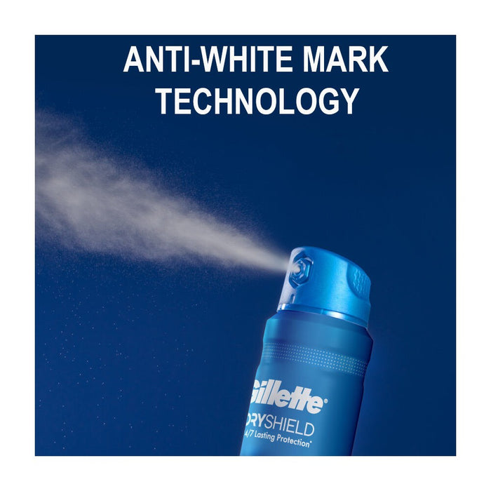Gillette Dry Spray Antiperspirant and Deodorant for Men - Power Rush - 4.3oz