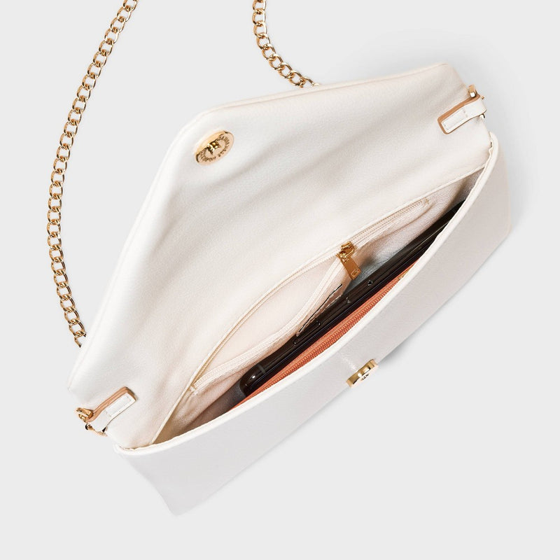 Envelope Clutch - A New Day White