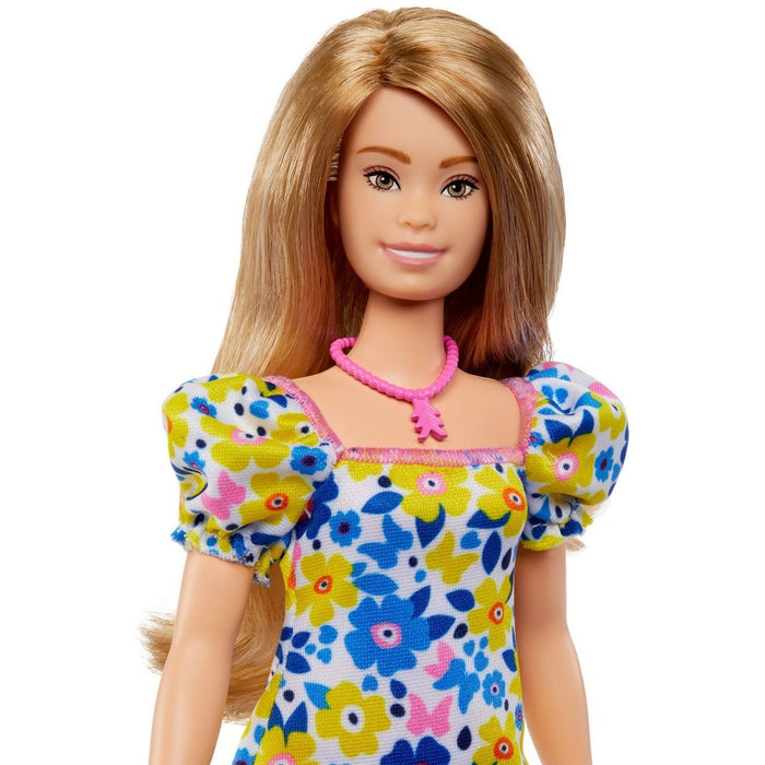 Barbie Fashionistas Doll #208 with Down Syndrome Wearing Floral Dress