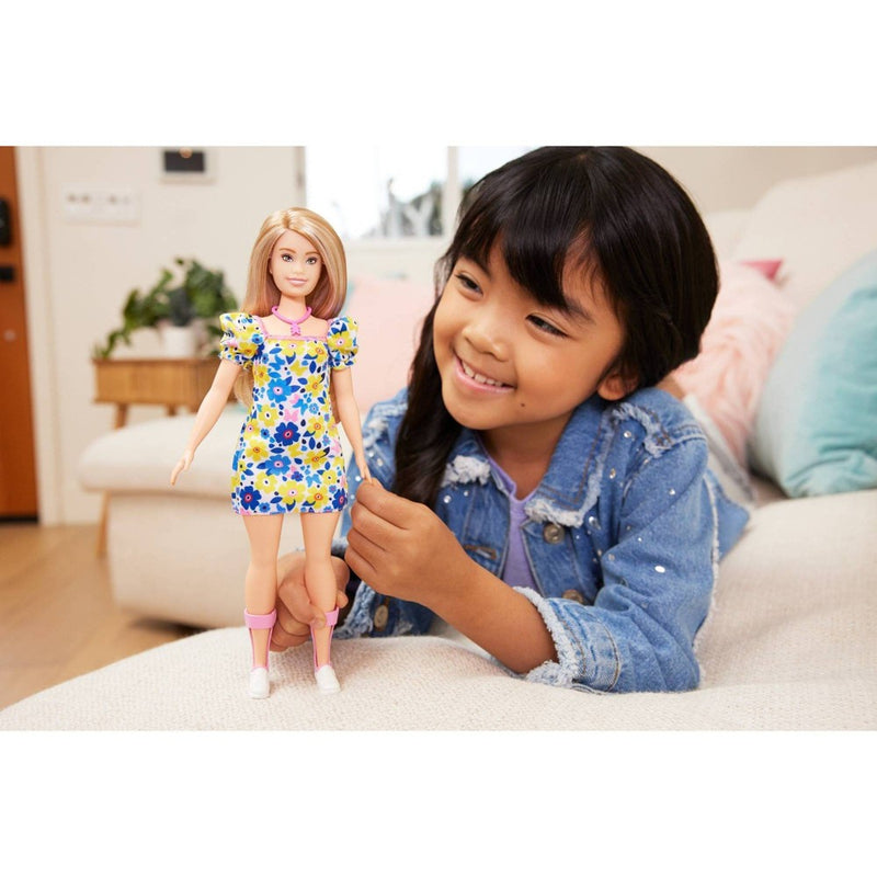 Barbie Fashionistas Doll #208 with Down Syndrome Wearing Floral Dress