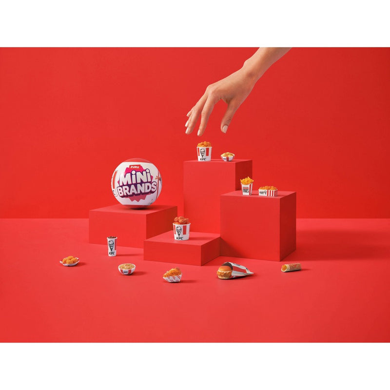 LOT OF 3!!! 5 Surprise KFC Mini Brand Series 1