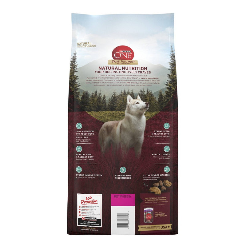 Purina ONE SmartBlend True Instinct Natural Real Salmon & Fish Flavor Dry Dog Food - 7.4lbs
