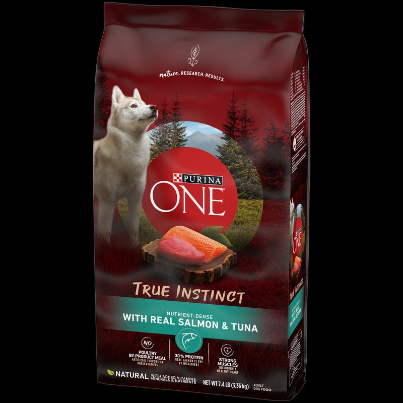 Purina ONE SmartBlend True Instinct Natural Real Salmon & Fish Flavor Dry Dog Food - 7.4lbs