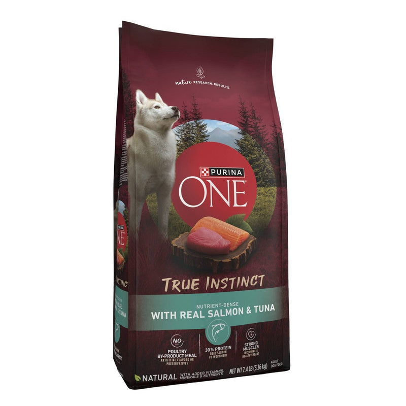 Purina ONE SmartBlend True Instinct Natural Real Salmon & Fish Flavor Dry Dog Food - 7.4lbs