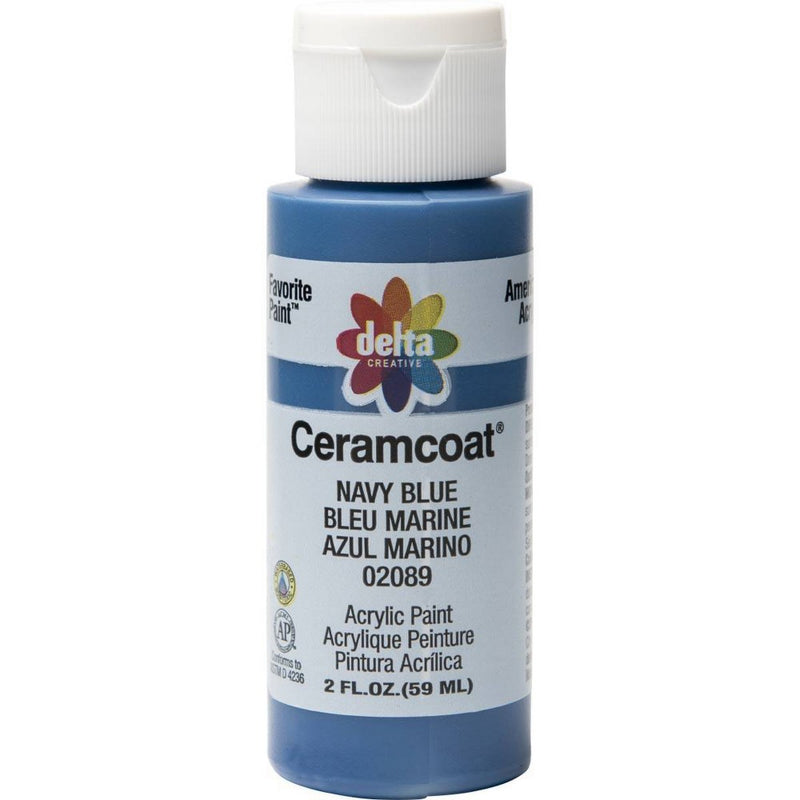Delta Ceramcoat Acrylic Paint (2oz) - Navy Blue