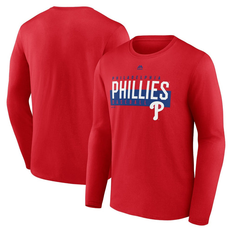MLB Philadelphia Phillies Men's Long Sleeve Core T-Shirt - XL
