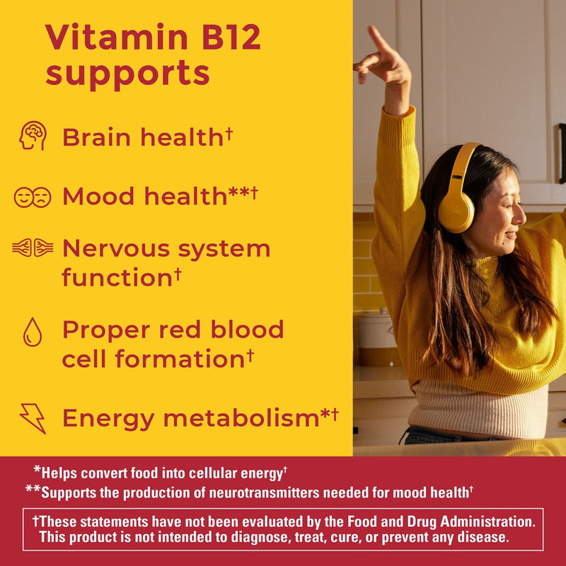 Nature Made Zero Sugar Vitamin B12 Sugar Free Gummies - 110ct