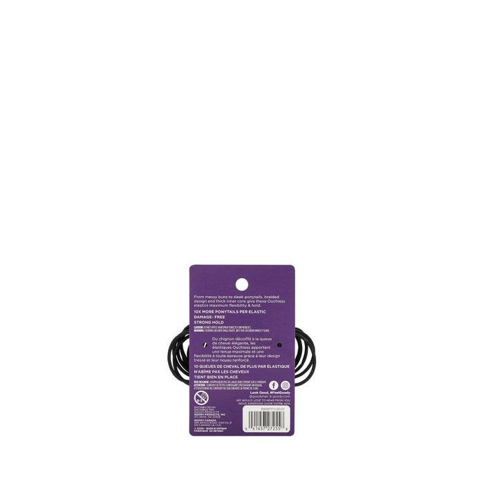 Goody Ouchless 2MM Hair Elastics - 36pk - Black
