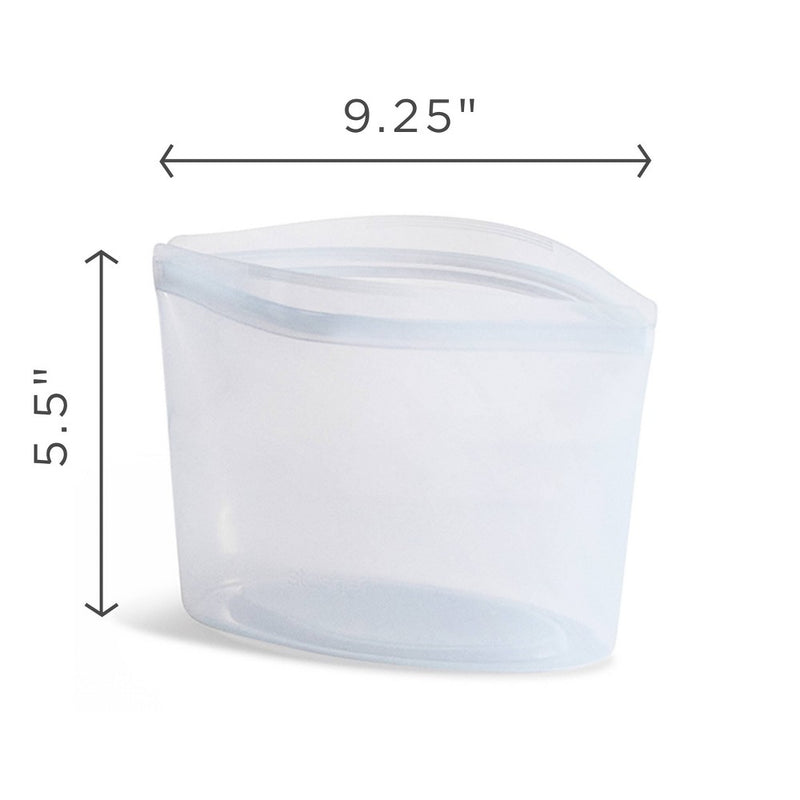 stasher Reusable Food Storage Bowl - 4 Cup - Mystery Color (Clear/Lavender)