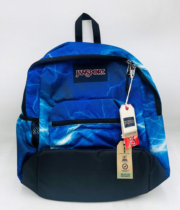 JanSport Cross Town Plus 17" Backpack - Electric Bolts