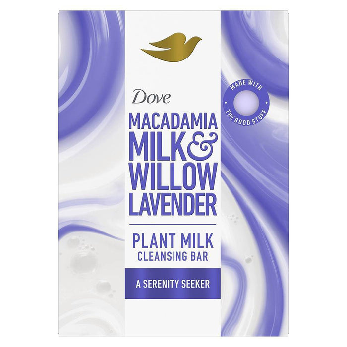 Dove Beauty Plant Based Bar Soap - Macadamia Milk & Willow Lavender - 5oz