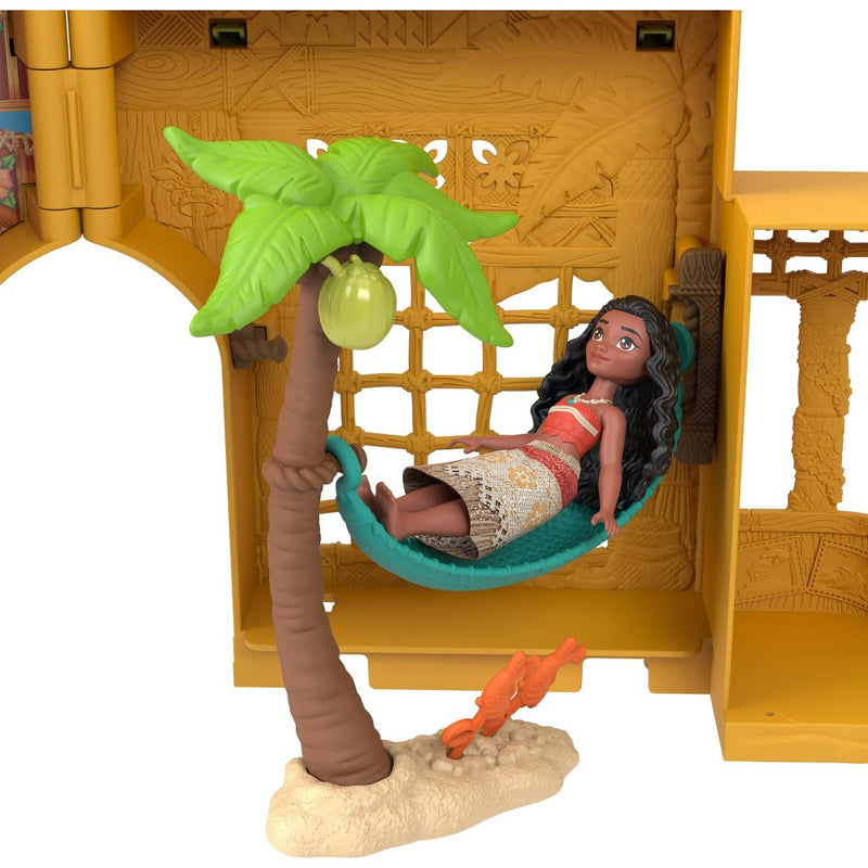Disney Princess Moana Island Home Stacking Doll House with Small Doll